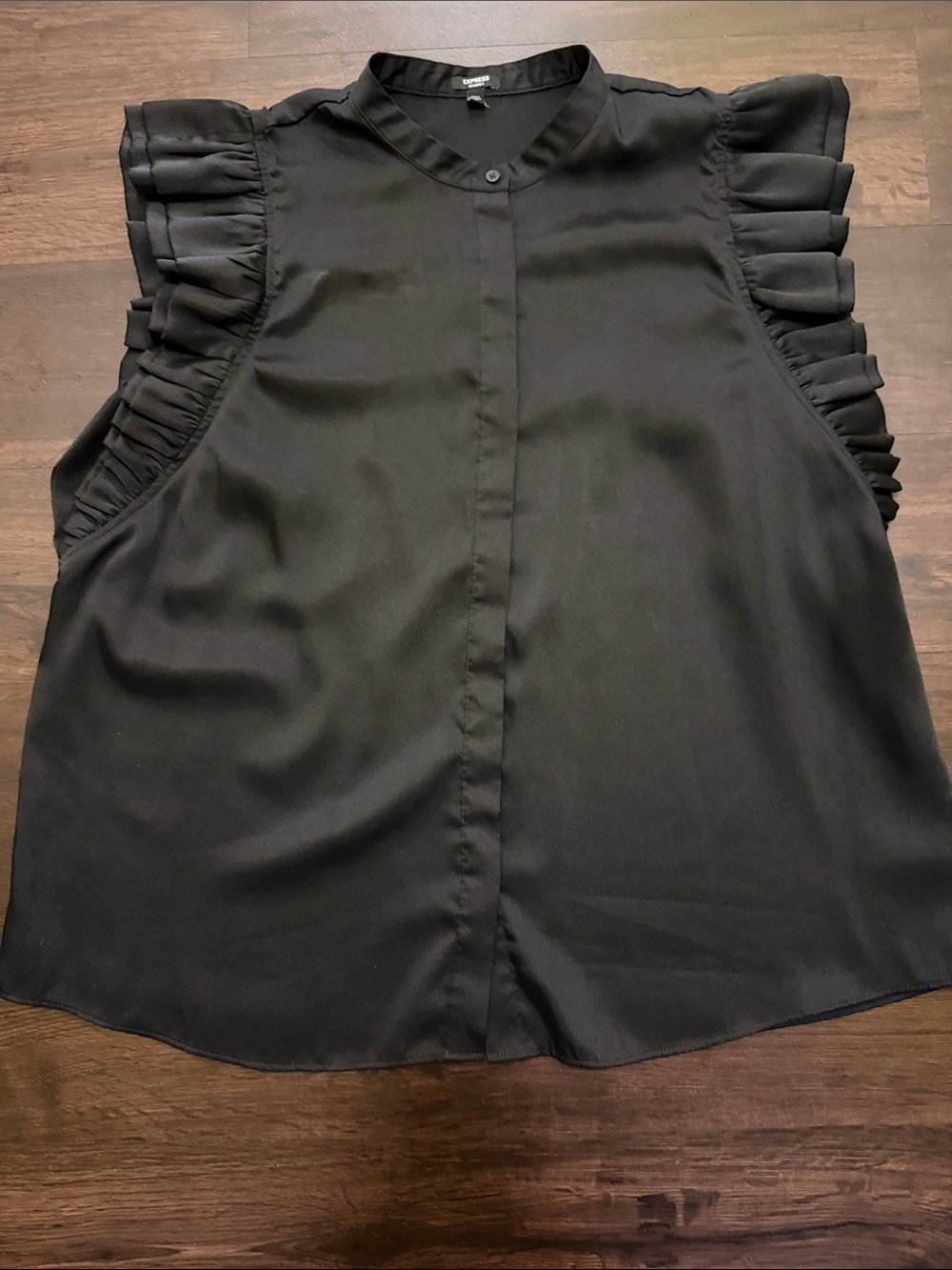Express Black Blouse Size XL
